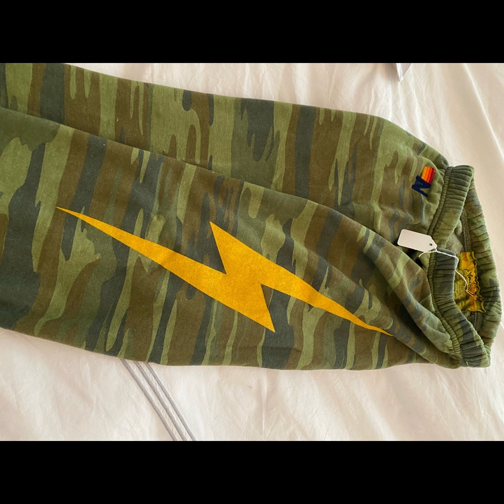 NWT Aviator Nation Camo Sweatpants